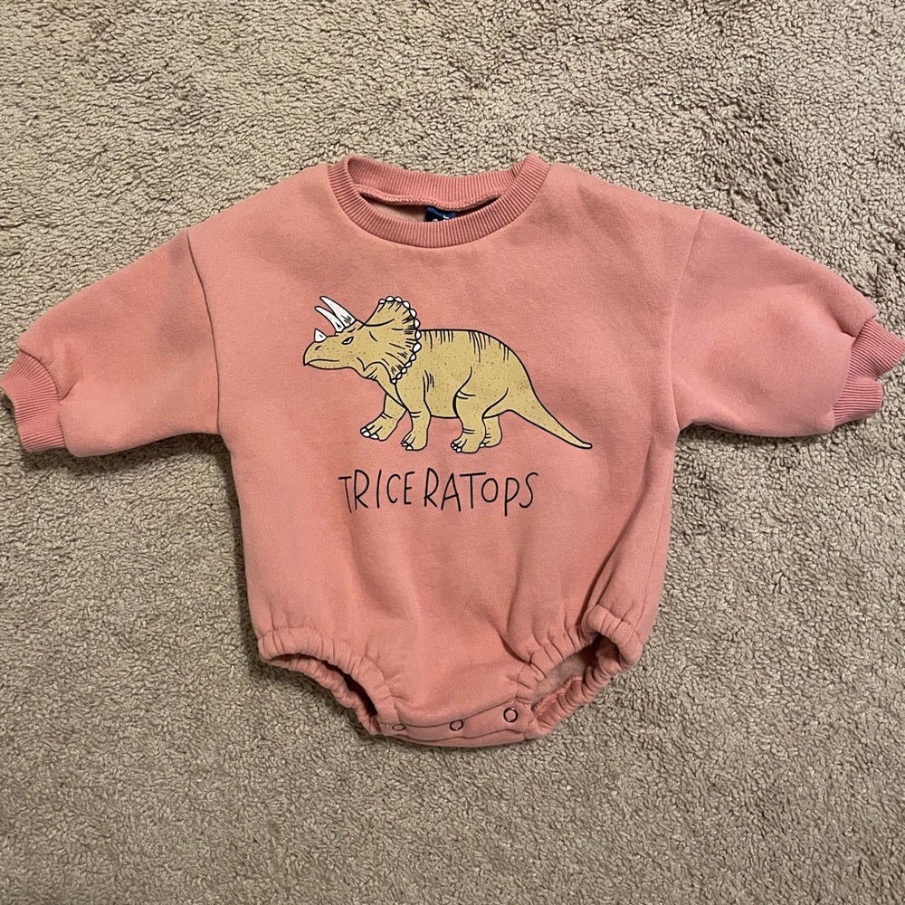 Baby girl sweater onesie